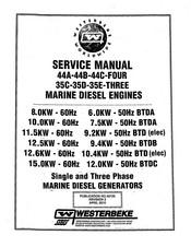 Westerbeke 35D THREE Service Manual