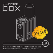 Pipeline box Instructions For Use Manual