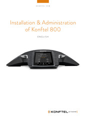 Konftel 800 Installation & Administration