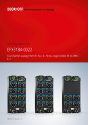 Beckhoff EPX3184-0022 Operating Manual