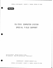 Wang VS-7010 Maintenance Manual
