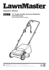 LawnMaster GV1212B Operator's Manual