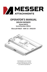 MESSER BM72 Operator's Manual