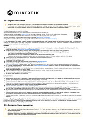 MikroTik ax Series Quick Manual