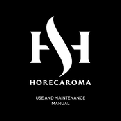 CAMAR HORECAROMA Bar 2.0 Use And Maintenance Manual