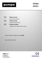 pumpa PPT611 Instruction Manual