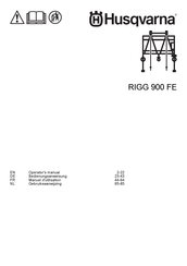 Husqvarna RIGG 900 FE Operator's Manual