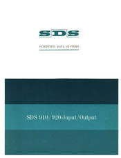 SDS 920 Manual
