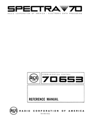 RCA 70/653 Reference Manual
