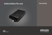 oticon ConnectClip Instructions For Use Manual