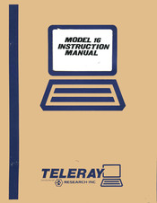 Research Teleray 16 Instruction Manual