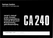 Harman Kardon CA240 Owner's Manual