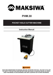 MAKSIWA PHM.30 Instruction Manual