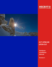 Ascent ACT AP8616B GPON OLT Hardware Installation Manual