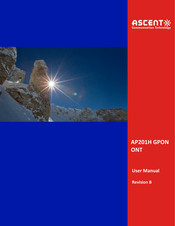 Ascent AP201H GPON ONT User Manual