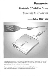 Panasonic KX-LRW10A Operating Instructions Manual