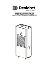 Thermomatic Desidrat Plus 15000 Instruction Manual