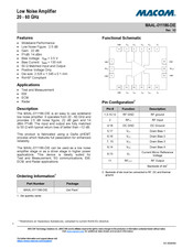 MACOM MAAL-011186-DIE Manual
