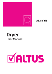 ALTUS AL 81 YB User Manual