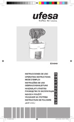UFESA EX4949 Operating Instructions Manual