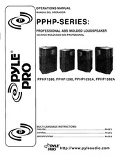 Pyle Pro PPHP1292A Operation Manual