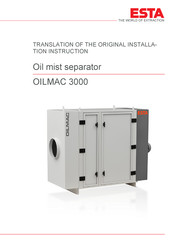 Esta OILMAC 3000 Translation Of The Original Installation Instructions
