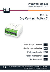 CHERUBINI META Dry Contact Switch 7 Instructions Manual