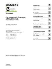 Siemens SITRANS FMS500 Operating Instructions Manual