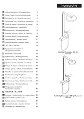 Hans Grohe Rainfinity Showerpipe 250 1jet EcoSmart 28742 Series Instructions For Use/Assembly Instructions
