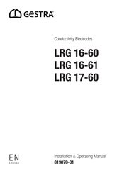 GESTRA LRG 17-60 Installation & Operating Manual