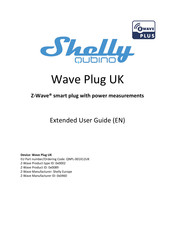 Shelly Wave Plug UK Extended User Manual