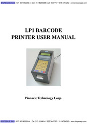 Pinnacle Technology LP1 User Manual
