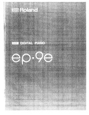 Roland EP-9e User Manual