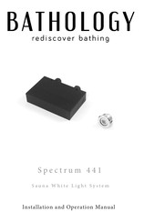 Bathology Spectrum 441 Installation And Operation Manual
