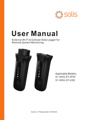 Solis S1-W4G-ST-4PIN User Manual