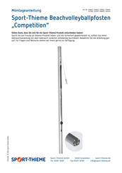 Sport-thieme 1178021 Assembly Instructions Manual