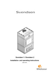 Meteor Svendsen 2 Installation And Operating Instructions Manual