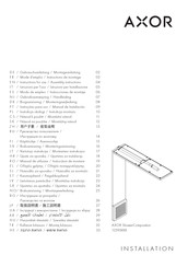 Hans Grohe AXOR ShowerComposition 12593 Series Instructions For Use/Assembly Instructions