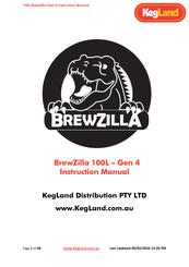KegLand BrewZilla 100L - Gen 4 Instruction Manual