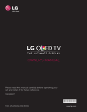 LG 55EA880T Owner's Manual