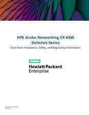 HPE S0X44A Installation, Safety, And Regulatory Information
