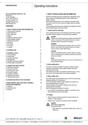 ebm-papst R3G190-RG19-05 Operating Instructions Manual