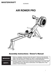 MasterKraft MCRWAR01 Assembly Instructions & Owner's Manual