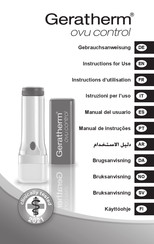 GERATHERM ovu control Instructions For Use Manual