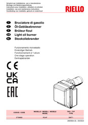 Riello 3739680 Installation, Use And Maintenance Instructions