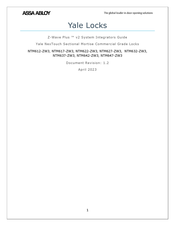 Assa Abloy Yale NTM622-ZW3 Manual