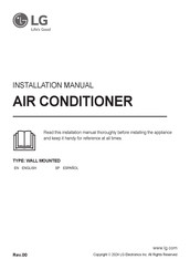 LG MW182C4 Installation Manual