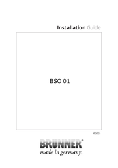 Brunner BSO 01 Installation Manual