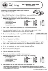 Yale real living Z-Wave Plus YRD642-ZW3 Installation Manual