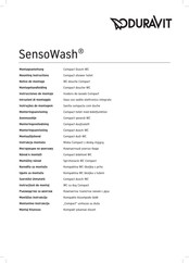 DURAVIT SensoWash 650002 Mounting Instructions